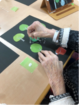 リハビリテーションをしている様子