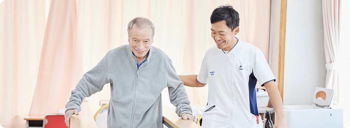 リハビリをしている様子